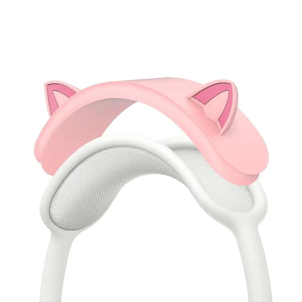 Silicone Headband Cover Decorative lovely Cat Ears Design Headband Protector Suitable for AirPods Max Headphone Accessories