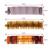 Frosted Ponytail Clip Jelly Color Hair Clip Women Acrylic Wave Banana Clip Hairpin Ponytail Twist Clip Style Headwear