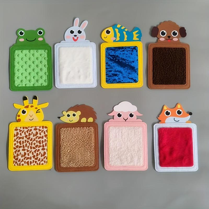 Felt Sensory Mats For Autistic Children Cartoon Animal Cognition Mat Tiles Textured Pads Developmental Preschool Education Toys