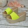 Big-size Platform Wedge Sandals with Pointed Toes and Thick Soles, Beach Shoes for Women Devotion