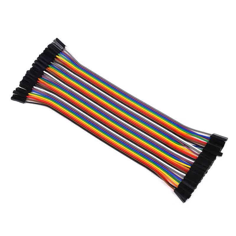 Meibaogu 40-Pin Copper Core Dupont Jumper Wire Ribbon Cable