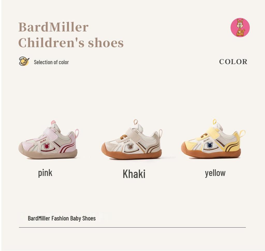 2026 Spring Soft Sole Breathable Anti-slip Walking Shoes for Infant & Toddler Boys & Girls