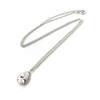 Les Trésors De Lily [N6848] - White 'Sissi' Silver Necklace (rhodium-plated) - 12x8 Mm