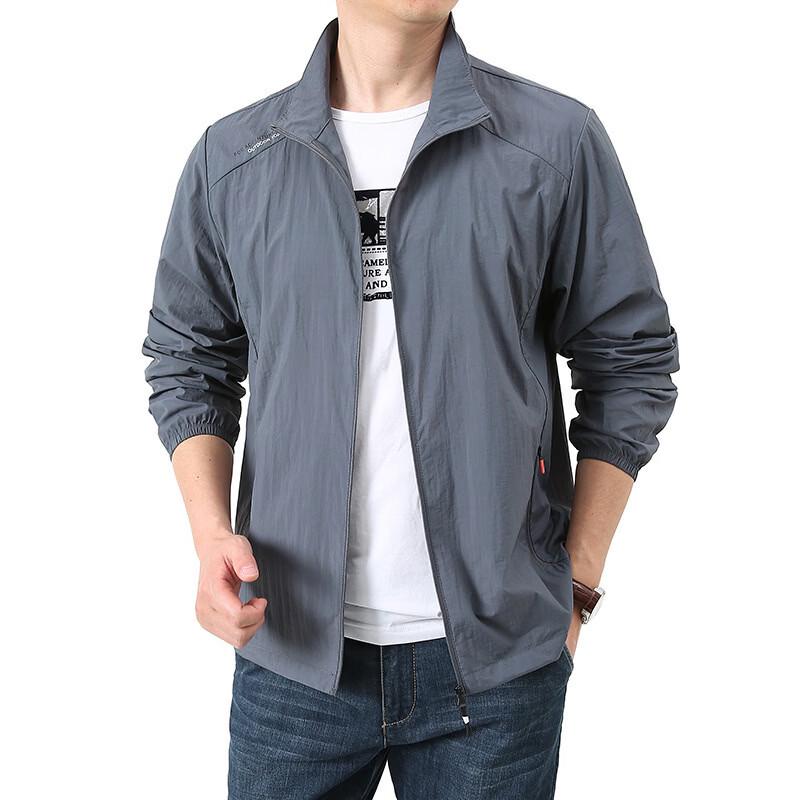 

Men s Stand Collar Summer Sun Protection Jacket