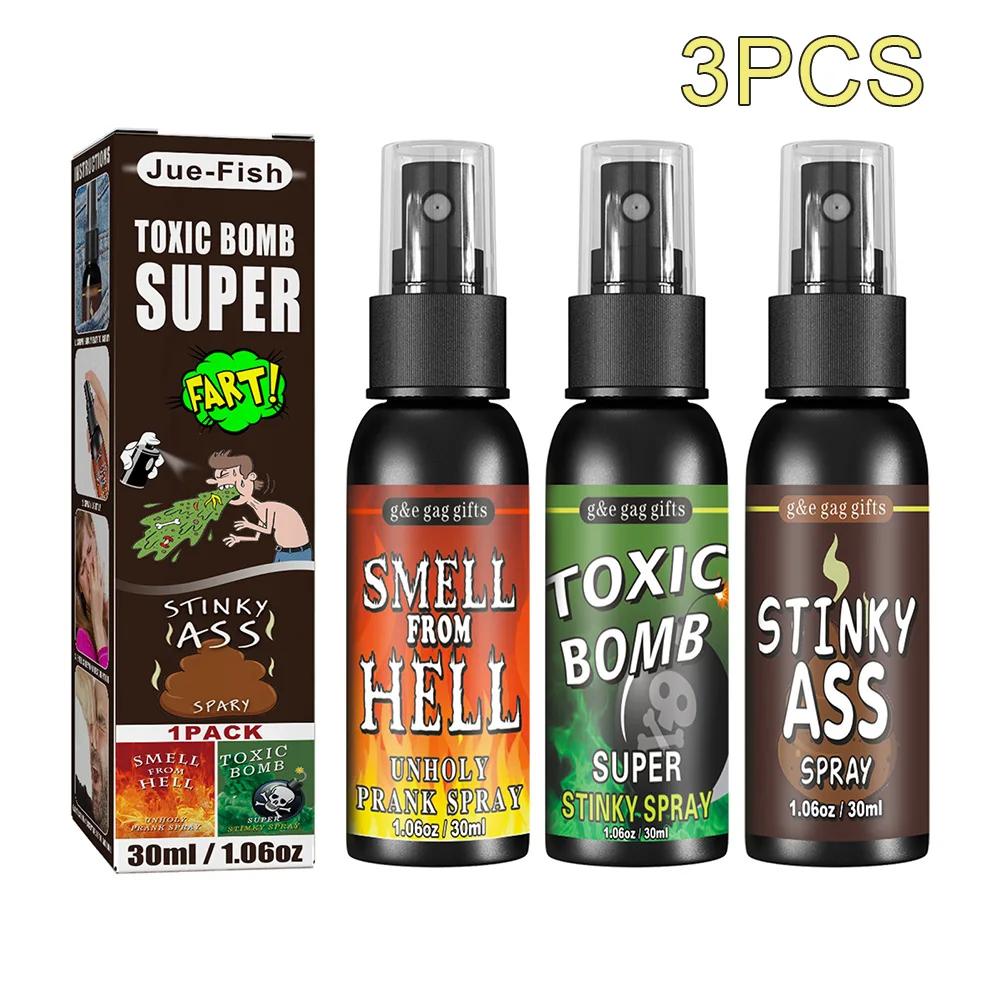 Ass Spray 1/3PCS Fart Prank Spray Stinky Ass Fart Spray and Smell from Hell Nasty Smelling Prank Spray Pranks for Adults or Kids