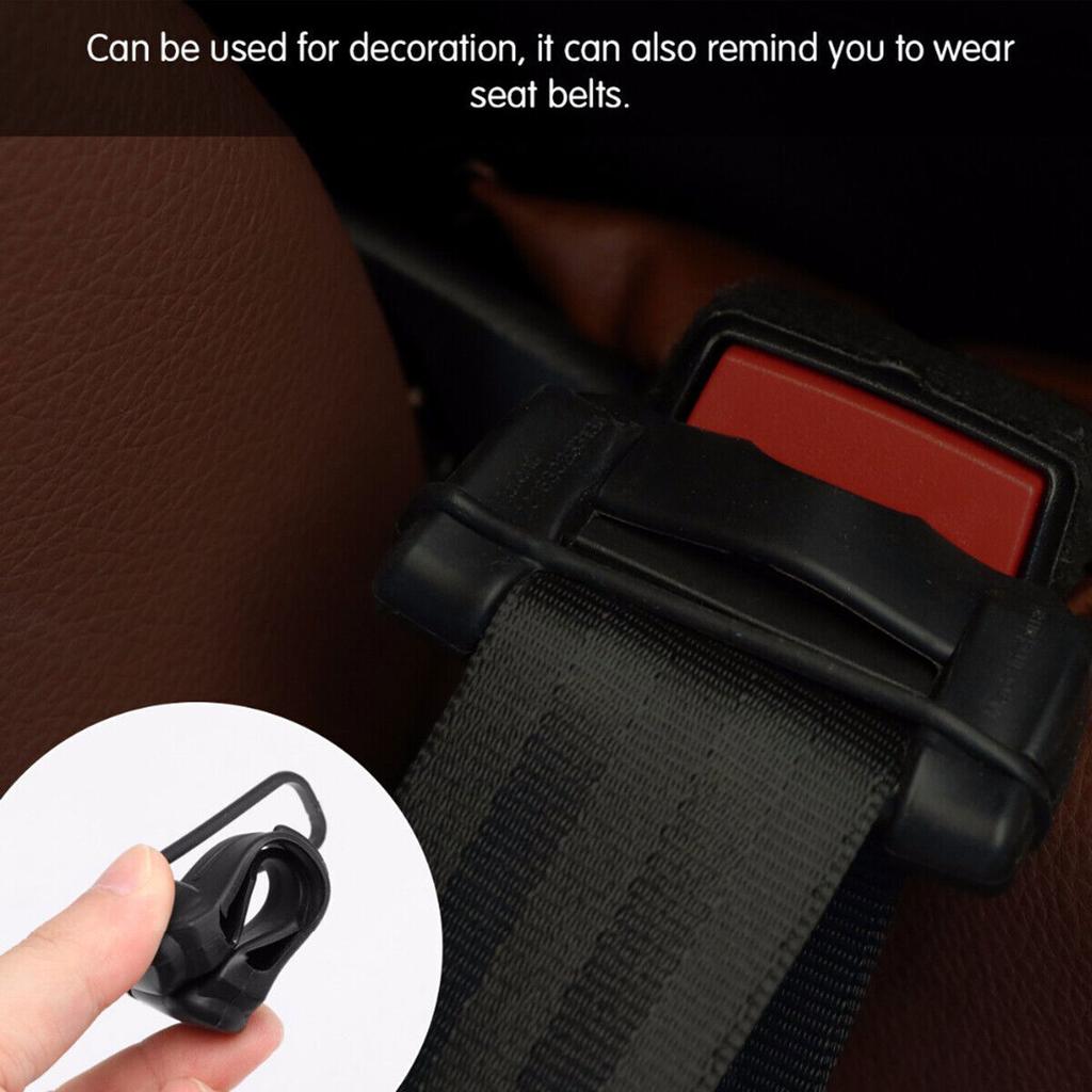 BK Car Seat Belt Buckle Clip Silicone Anti-Scratch Protector Cover Accessories