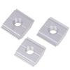 5Pcs 21.2Mm 22.3Mm 23.7Mm Solar Panel Mounting Aluminum Alloy Bracket End Mid Clamp T-Blocks Square Nuts M8 T-Sliding Nut