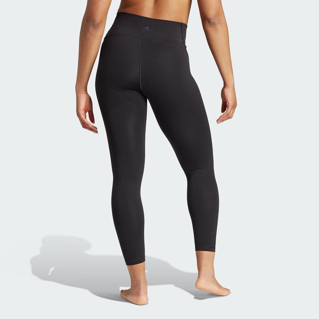 Adidas Studio Luxe Crossover Waistband 7/8 Leggings Women Leggings Black IA1912