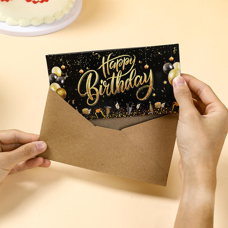 Money Birthday Card Folding Cash Envelopes Creative Birthday Money Box Cash Holder Greeting Card for Kids Teens