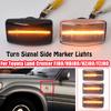For Toyota Corolla Land Cruiser FJ80 Prado MR2 Starlet Carina Lexus LS400 LED Dynamic Side Marker Turn Signal Lights Car Styling