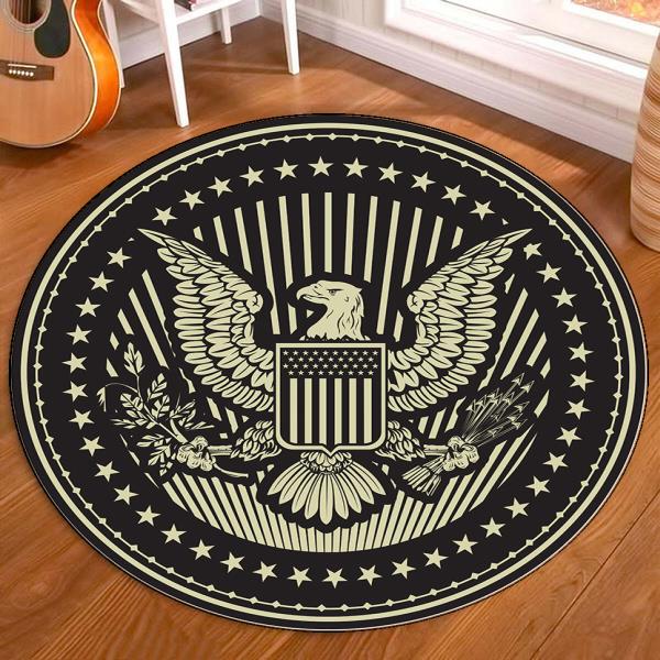 Yuvarlak Halı Ay Yıldız Halı Salon İçin Galaksi Kaymaz Mat Halılar Mavi Dekoratif Yer Matı