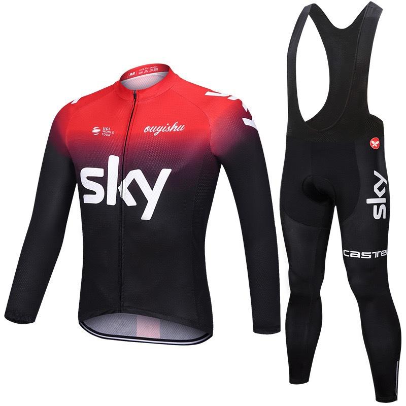 Racing Road Bike Mountain Bike Cycling Sportswear Long-sleeved Set, Breathable and Quick-drying 2026 Autumn Long-sleeved Breathable Cycling Suit