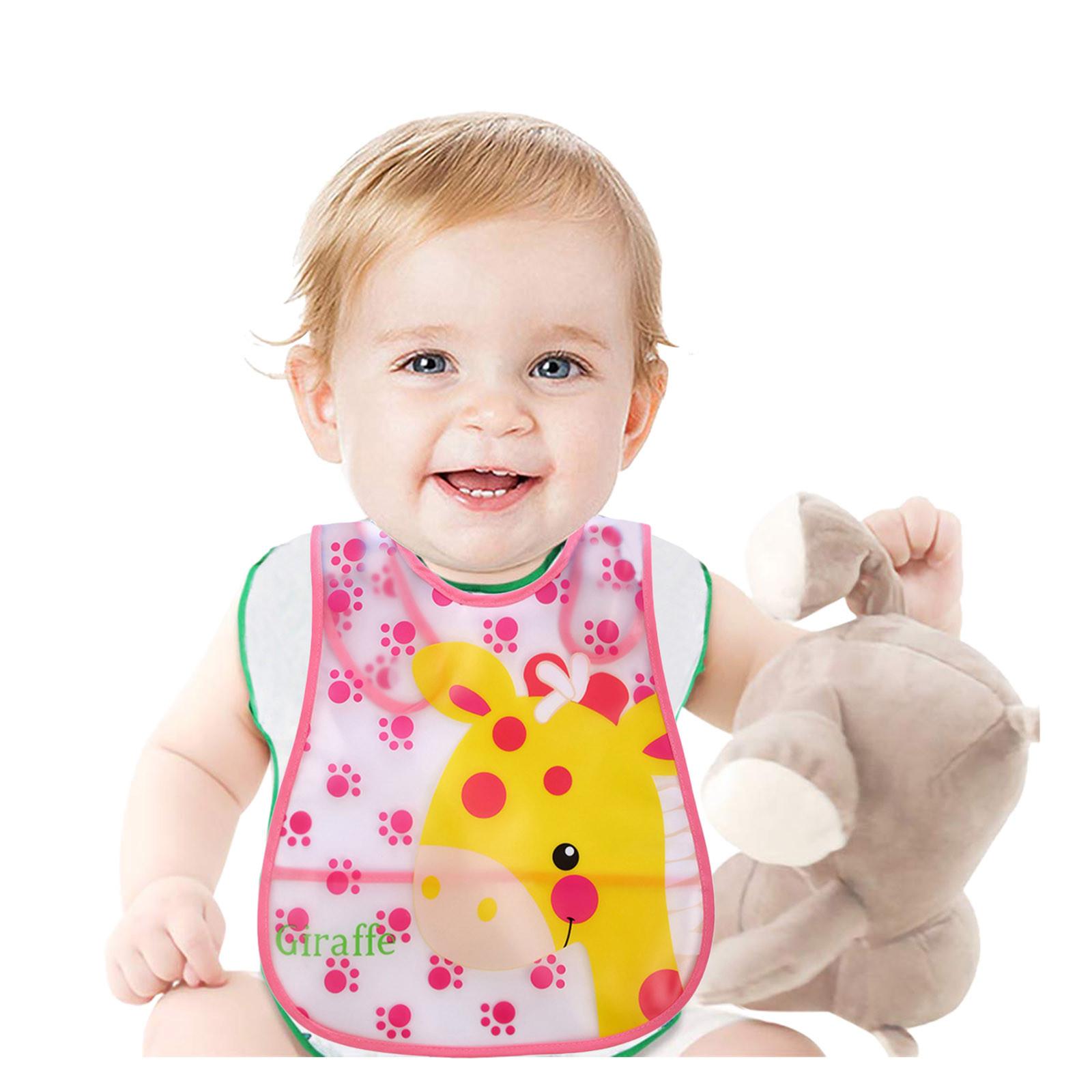 

Водонепроницаемый фартук для кормления без рукавов с героями мультфильмов для мальчиков и девочек для малышей, нагрудник-нагрудник One Size