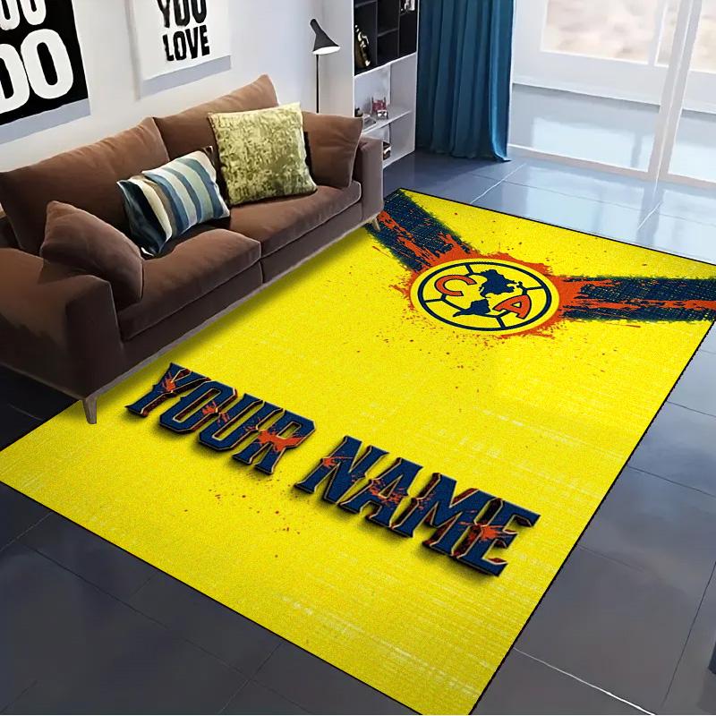 Name Custom Club America Carpet Rug for Living Room Bedroom Home Sofa Decoration,Kids play Non-slip Floor Mat