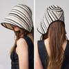 Solid Color Summer Sun Hat Wide Brim Bucket Hat Casual Sunscreen Visor Cap  Beach