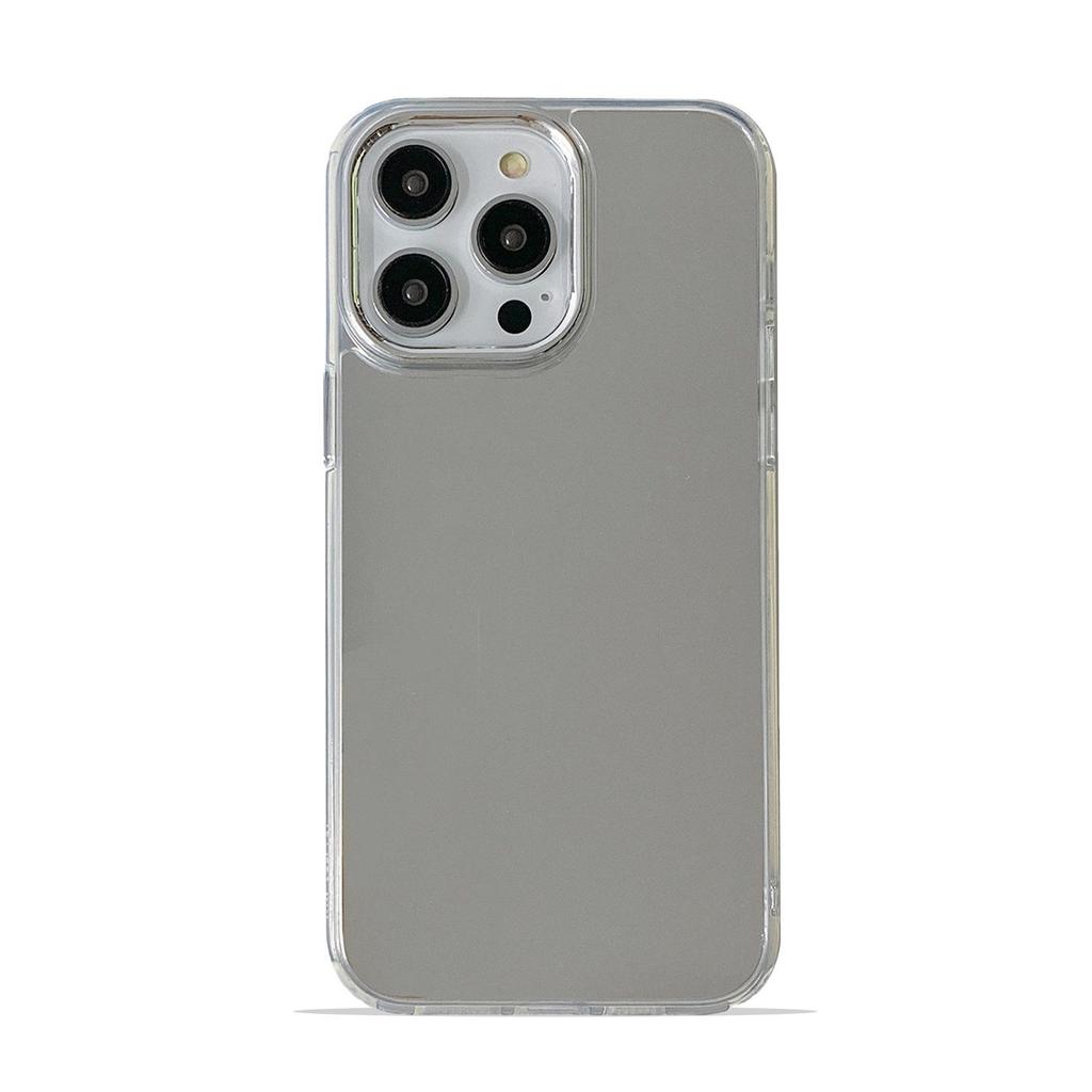 Wytrzymałe Lustrzane Etui na Telefon dla iPhone 15/16/17 - Akrylowe, Odporne na Upadki