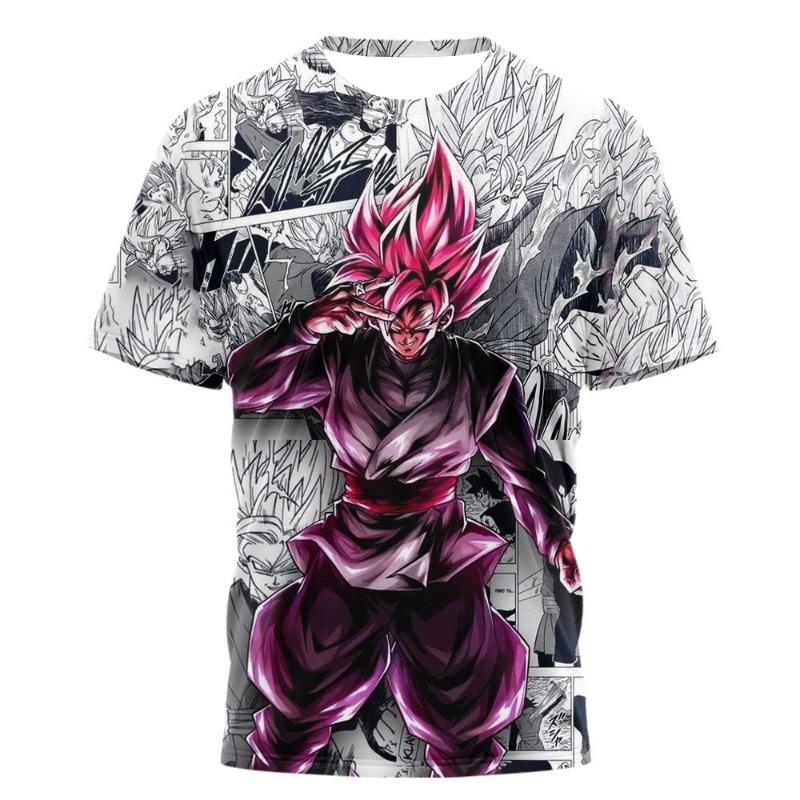 

Dragon Ball Super Goku Ultra Instinct 3D Print T-shirt Unisex Comic Panel Graphic Streetwear Daily Casua 6XL