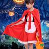 Dress with Cloak Halloween Christmas Costumes Performance 4Pieces Cosplay Costumes  Halloween