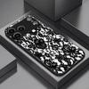 Trendy Black & White Lace phone case mobile phones for iphone 17 pro max cover Glass for iPhone 17 16 15 14 13 12 11pm Pro Plus