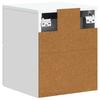 Wall Mounted Nightstand White 34.5 X 33 X 40 Cm Engineered Wood