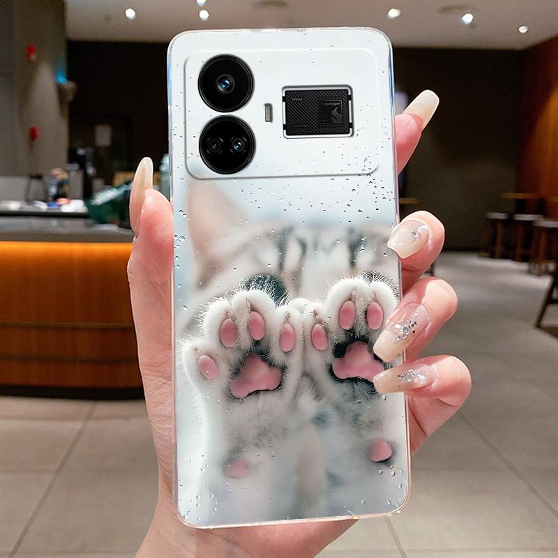 Casing For Realme GT5 GT 5 240W Phone Case Cute Cool Dragon Boys Girls Transparent Soft Silicone Back Cover For RealmeGT5 Case