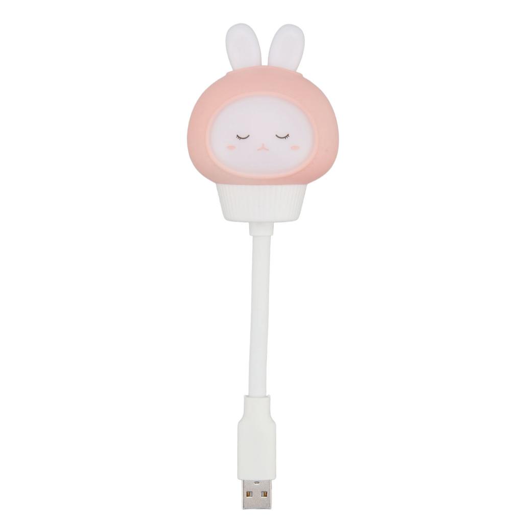 USB LED Light Voice Control 3 Brightness Timing Eye Protection Portable Cute LED Night Light for Bedroom Dormitory