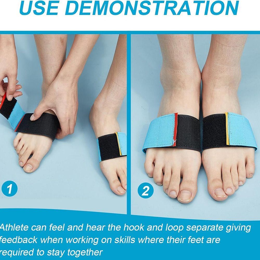 1pair Elastic Gymnastics Sticky Toes Dance Equipment Gymnastics Auxiliary Band