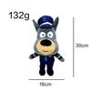 Sheriff Labrador Plush Toys Cartoon Animation Dog Dolls Cute Soft Stuffed for Kids Birthday Christmas Gifts