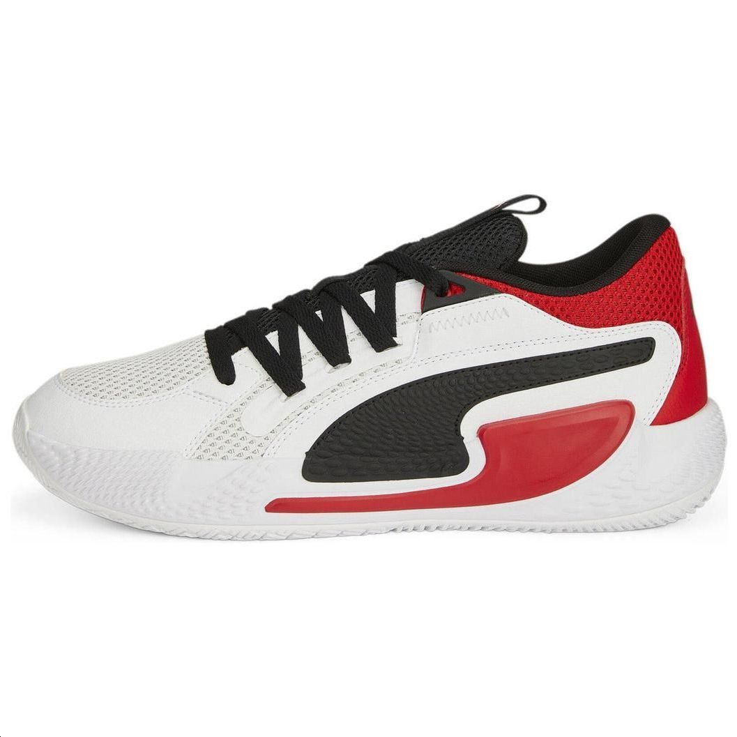 PUMA Court Rider Chaos White Red Unisex 377767-01 EU 42.5