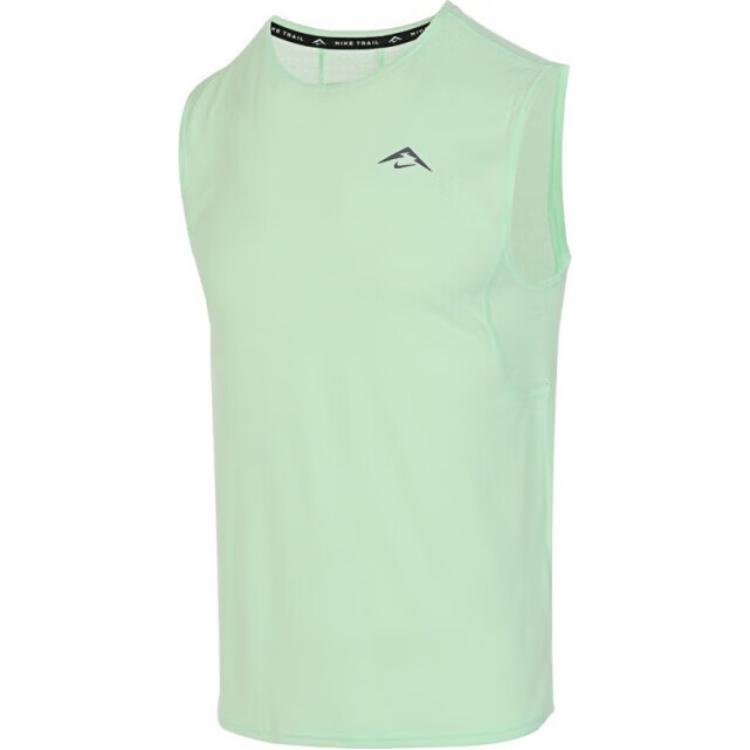Nike Dri-FIT Solar Chase Sleeveless T-Shirt  Green  Men s FN3310-376 M