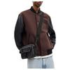 COACH CameraSignature KNOX 21 Removable Shoulder Strap Printed Artificial Leather and Calf Leather Shoulder Bag Small Men's Black