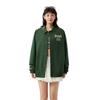 Série Estilo de Vida Esportivo Li Ning Jaqueta Casual Confortável Versátil Jaqueta Unissex Verde-Selvagem-Escuro AJDV085-7