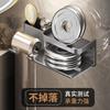 New non-punching wall-mounted hair dryer, hair dryer storage, multi-functional rack, hair dryer rack