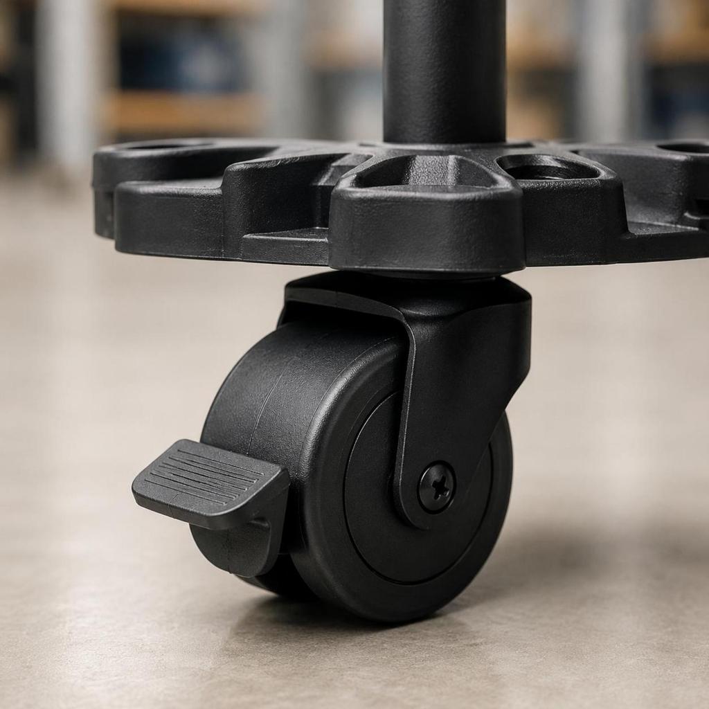 Rotating Rod Stand Large Capacity Pool Cue Rack Sturdy for Retail Outlet