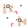 Kong Ming Lock 3D Wooden Wooden Puzzle Thinking Games IQ Unlocking Toys Intelligent Unlock Toy