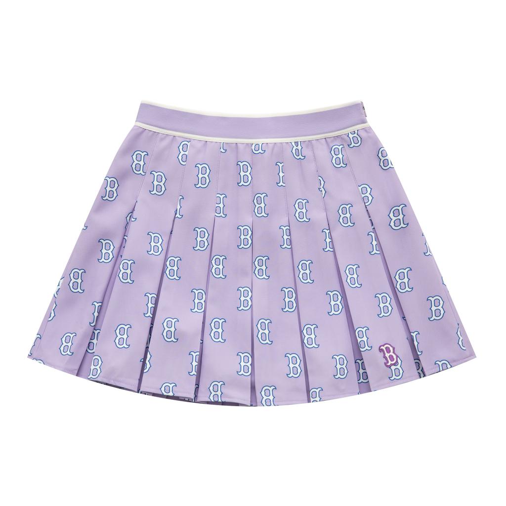 MLB Boston Red Sox All Over Print Casual Skirt Women skirts 3FSKM0133-43LDL