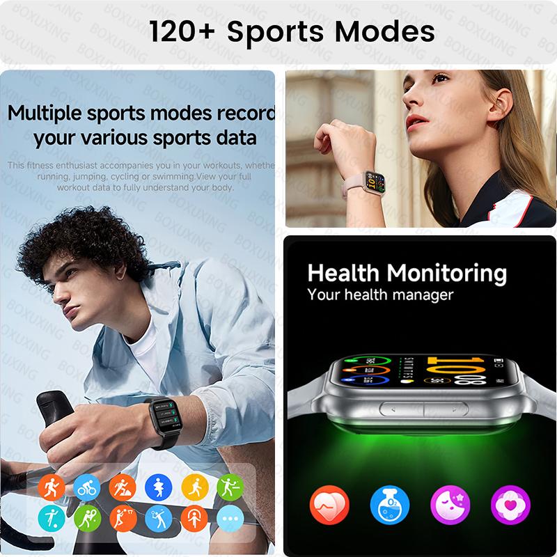 New Men 700 mAh Battery Outdoor Fitness Sports Smart Watch IP68 Waterproof Heart Rate GPS Track Bluetooth Call Smartwatches