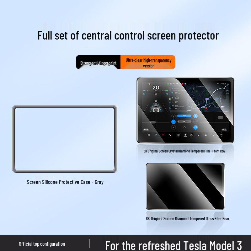 Tesla Model 3/Y Central Screen Tempered Glass Protector
