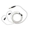 3.5mm Upgraded Earphone Cable 4 Core Silver Plated Copper Wire Gold Plated Plug Replacement Cable