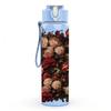 1PC Dried Red Fruit Berry Bouquet Print 750ml Color Plastic Sports Water Bottle Leakproof Flip Straw Lid Suitable for Sports Office Home Use
