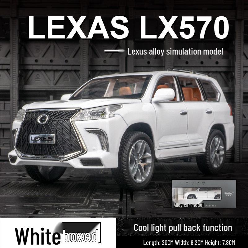 

Jinlifang Lexus LX570 Сплав Инерционная Внедорожная Игрушечная Модель Машины