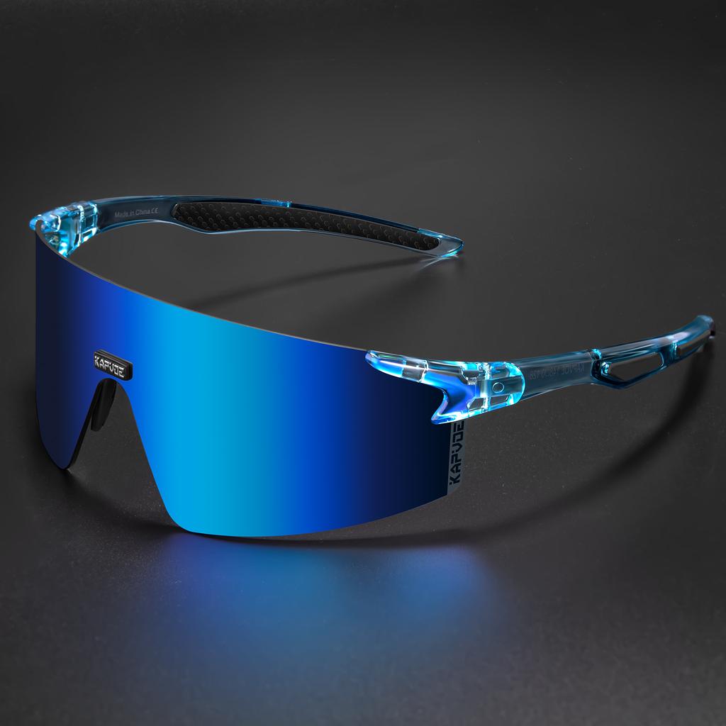 Kapvoe Cycling Glasses for Men Bike Sunglasses Sports Goggles MTB Bicycle Eyewear, Riding Protection, UV400,Running