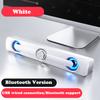 Kabelové USB Výkonný počítačový reproduktorový panel Stereo subwoofer Basový reproduktor Prostorový ozvučovací box LED Pro PC Laptop Telefon Tablet MP3 Bluetooth reproduktor