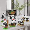 LULUFUN Panda Mikro Zwierzątko Mini Budowanie DIY Edukacyjne Dla Dzieci Boże Narodzenie Urocze Klocki, Zabawki, Klocki, Zestaw, Model, Zabawka, Prezent, Urodziny, Podarek, (Panda-F)