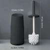 Toilet Brush Set Extra-Long Handle Flexible Head No Dead Corner Design Effective Bathroom Cleaning Brush Cleaning Supplie