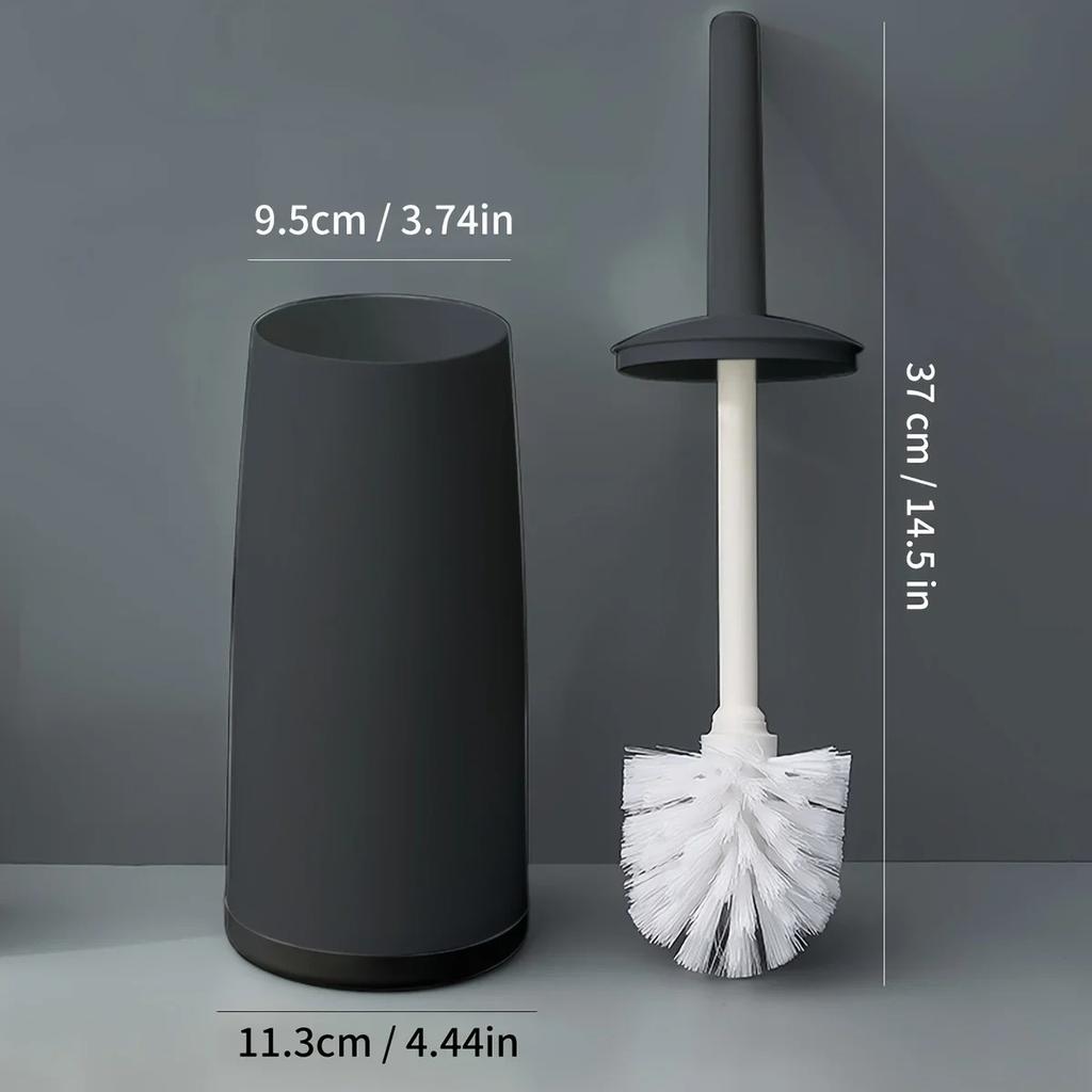 Toilet Brush Set Extra-Long Handle Flexible Head No Dead Corner Design Effective Bathroom Cleaning Brush Cleaning Supplie