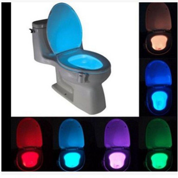 

8-color Toilet Sensing Light Toilet Sensing Toilet Lid Light One Size