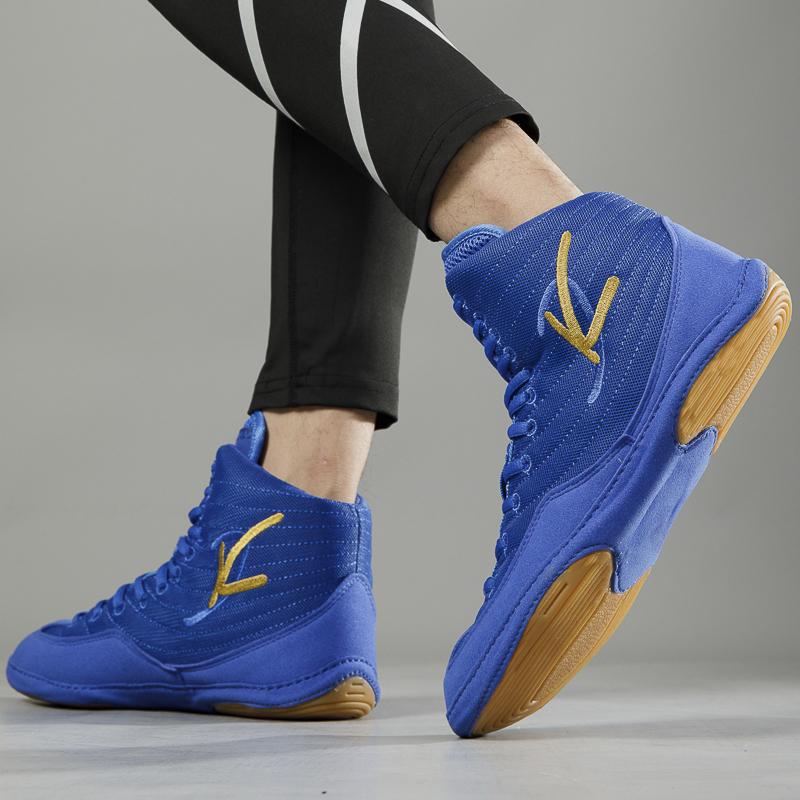 Vysoké Pánské Boxerské Boty Prodyšné Bojové Zápasnické Boty Dámské Protiskluzové Sanda Tenisky Síťované Boxerské Tréninkové Boty