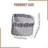 Macrame Woven Decorative Basket Minimalist Heavy Duty Storage for Nursery Closet Decor