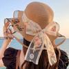 Personalized Custom Fashion Summer Wide Brim Straw Hat for Women, Outdoor Travel Sun Hat, Beach Vacation Shade Cap